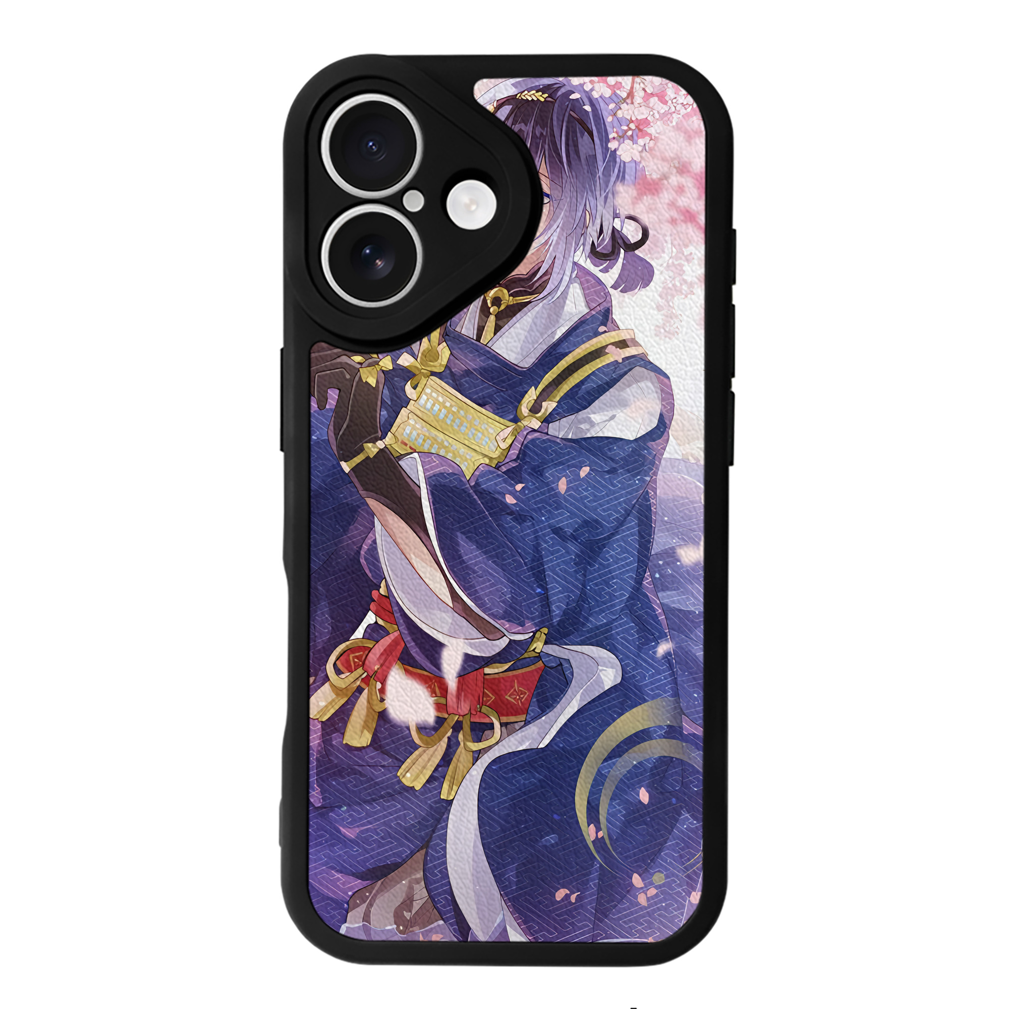 （画像用） 刀剣乱舞 Touken Ranbu 【iPhone 16シリーズ対応】シリコンスマホケース（レザー調） 材質：シリコン
